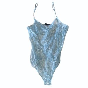 🖤NWOT - Light Blue Lace Bodysuit ✨💙